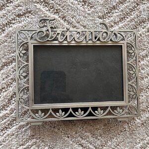 Friends picture frame - silver metal